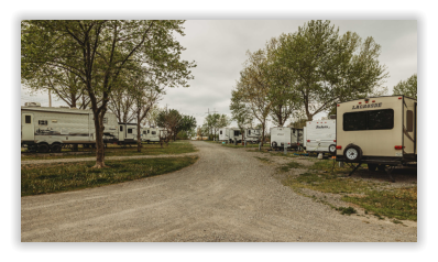 picture of the covered pavilion at Xpress RV Park