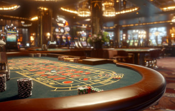 A picture of the Cherokee Casino that is just 1/4 mile from Joe's RV Park